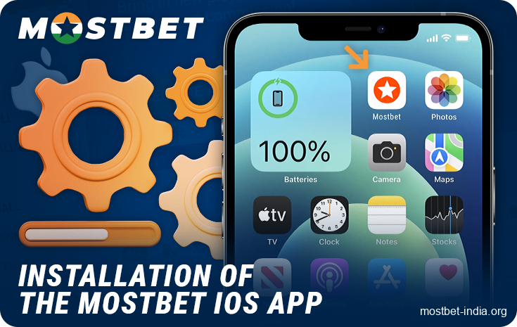 Installing the Mostbet mobile app on iPhone - instructions