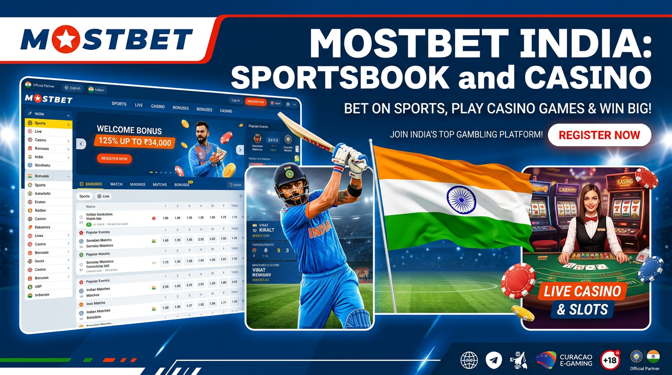 Mostbet Sports Betting and Online Casino in India